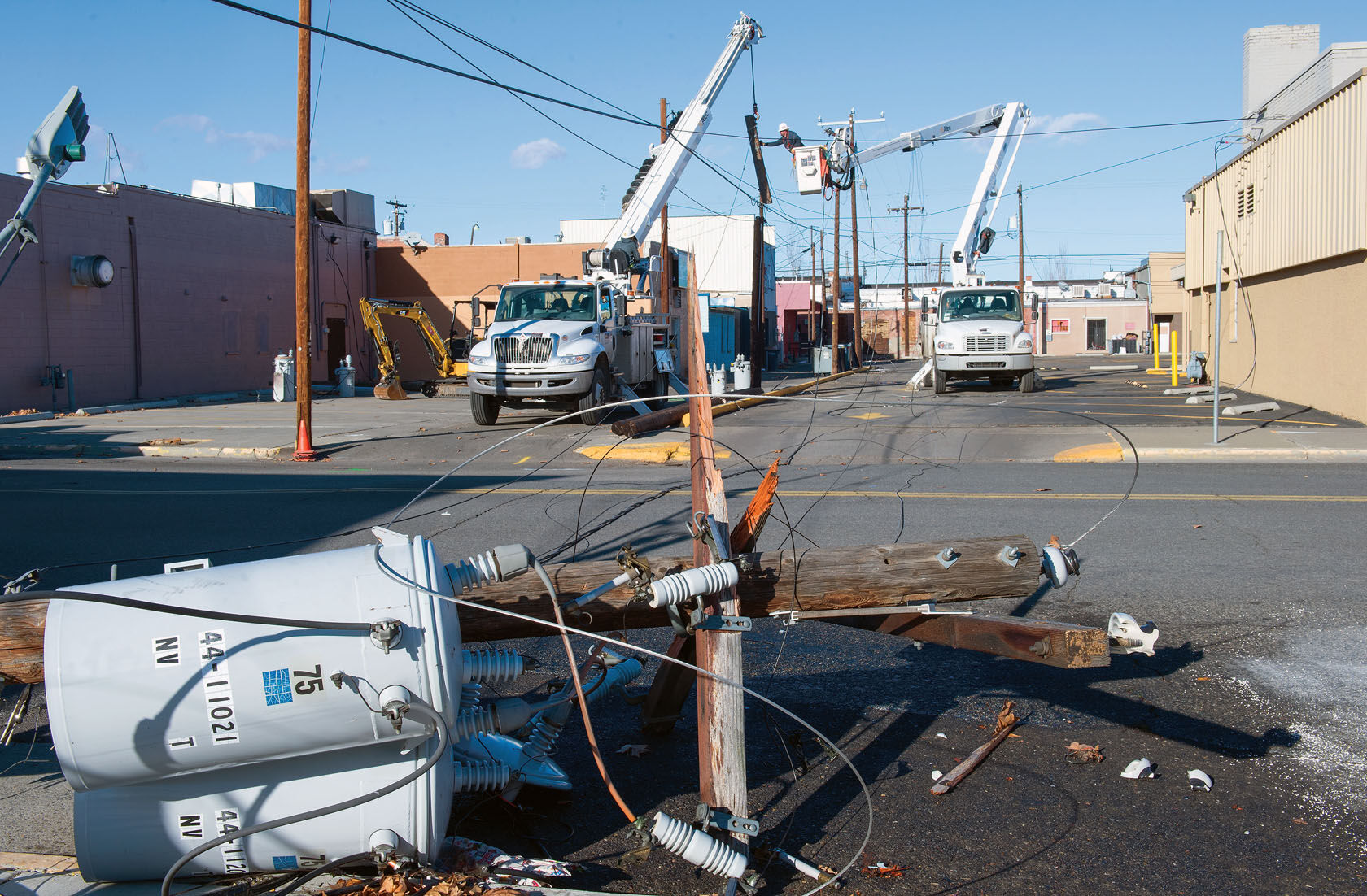 DOWNTOWN WIND DAMAGE